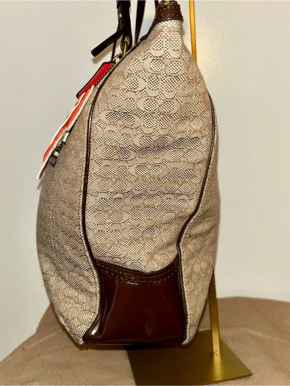 Coach Poppy Signature C Oxford Tote. Y2K Era with Original hang tags